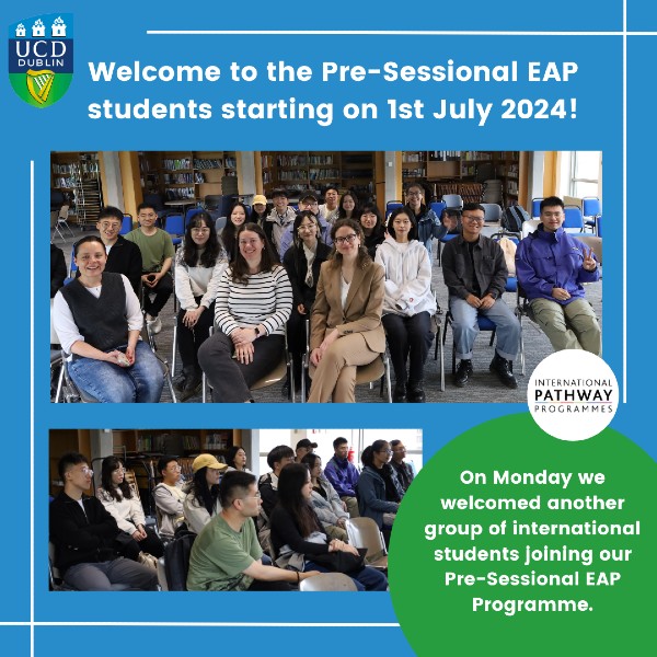 2024 Pre-Sessional welcoming 7 week on-campus group